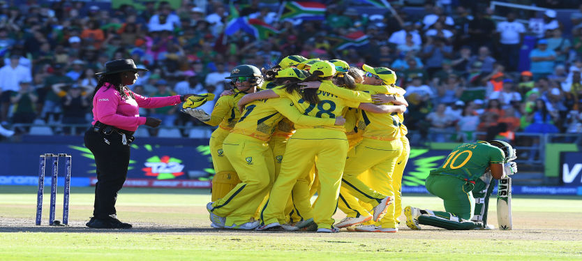 ऑस्ट्रेलिया ने जीता महिला टी-20 विश्वकप फाईनल