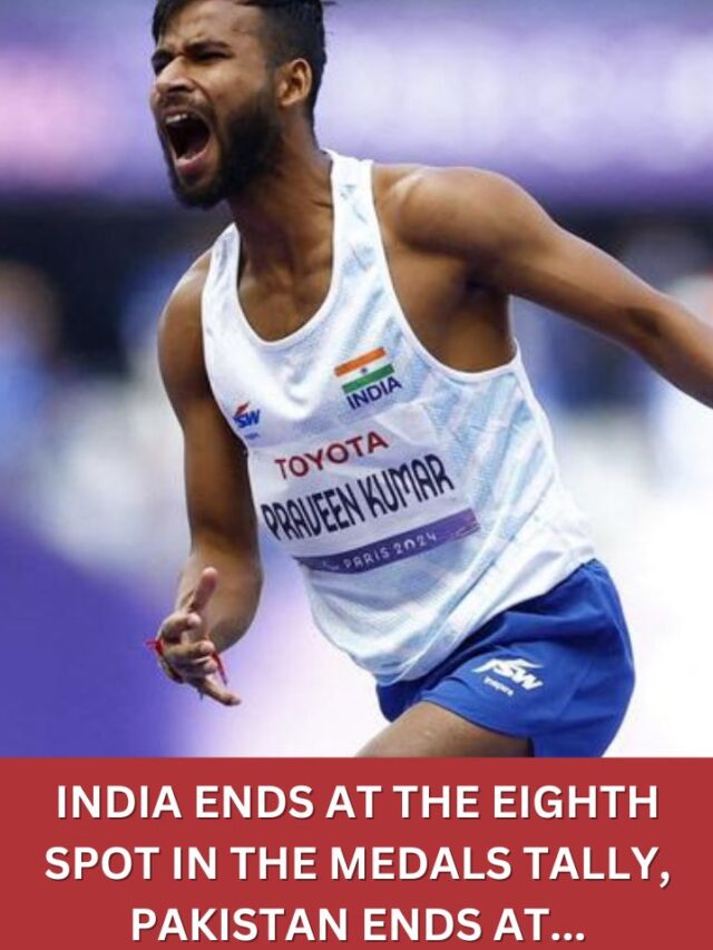 INDIA ENDS AT THE EIGHTH SPOT