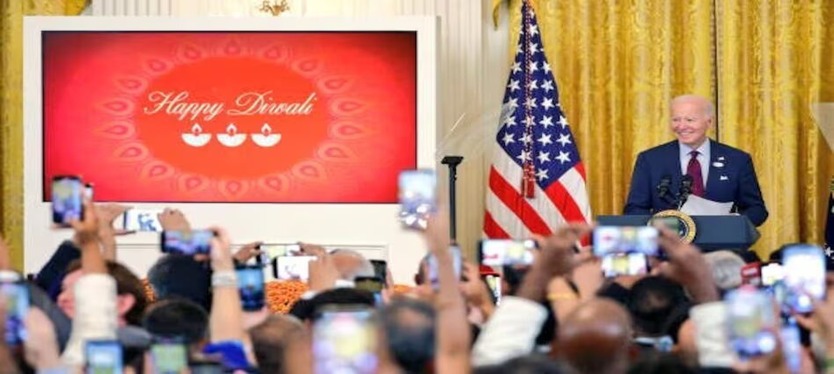 Diwali Celebration In US : राष्ट्रपति जो बाइडन ने दी दीवाली की बधाई