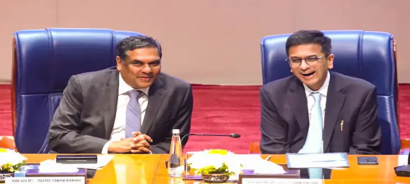 न्यायमूर्ति संजीव खन्ना ने CJI DY Chandrachud दी भावुक विदाई