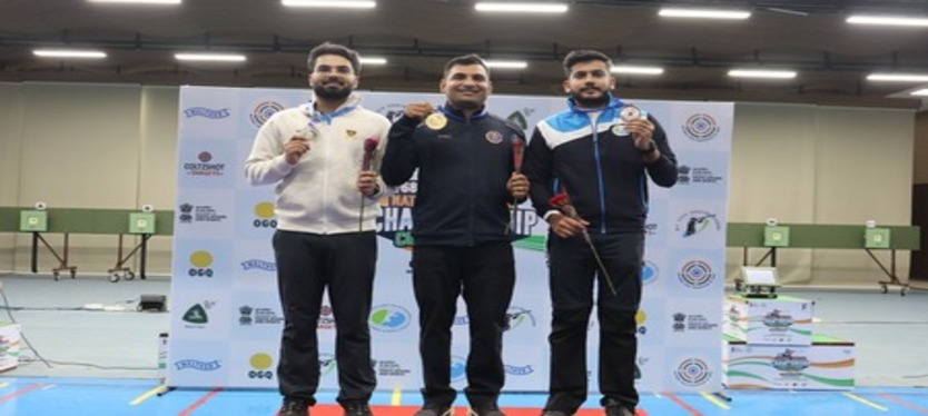 National Shooting Championship में किरण अंकुश जाधव ने जीता गोल्ड