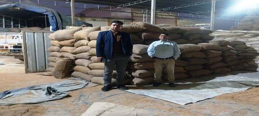 CG : 75 लाख का धान का अवैध भंडार जब्‍त