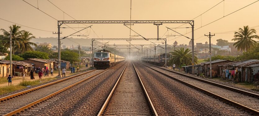 indian-railway-railtrack-electrified