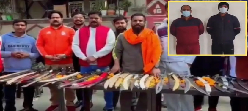 hindu-raksha-dal-chief-pinky-choudhary-along-with-his-son-harsh-arrested