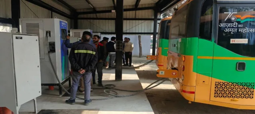 agra-e-bus-charging-station