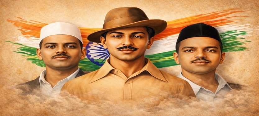 शहीद दिवस : PM Modi ने भगत सिंह, राजगुरु और सुखदेव को किया नमन