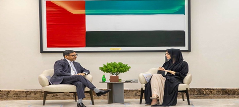 Reem-Al-Hashimy-Vikram-Misri-meeting