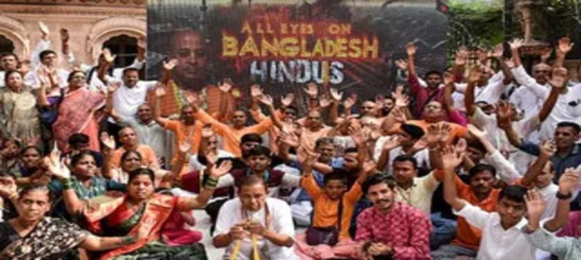 Protest-Against-Attack-on-Bangladeshi-Hindu-