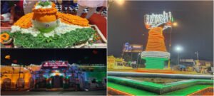 तिरंगे के रंग में रंगा बरेली शहर, भगवान भोलेनाथ का हुआ तिरंगामय शृंगार