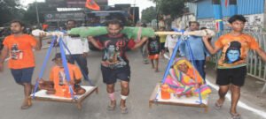 मेरठ में कांवड़ यात्रा पूरे शबाब पर