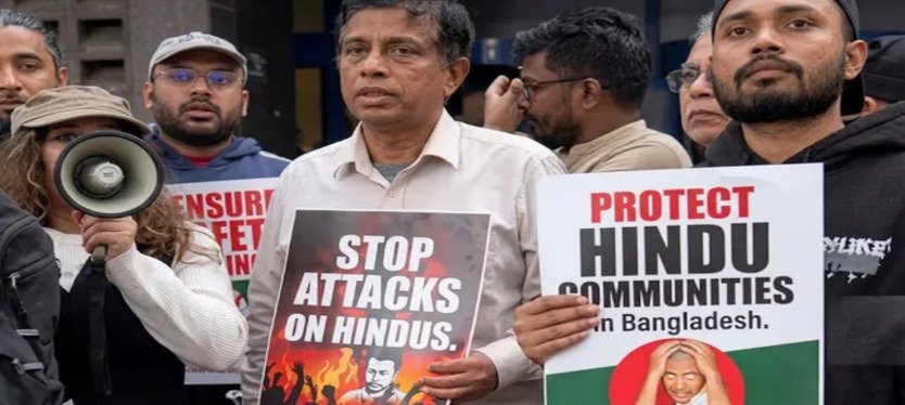 hindu-protests-in-usa-and-uk-over-bangladesh-hindus-murders-