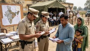 अवैध बांग्लादेशी घुसपैठियों के खिलाफ बिलासपुर पुलिस की कार्रवाई