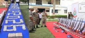 CG: नक्सलियो का जंगल से हथियार और गोला-बारूद पुलिस ने किया जब्त