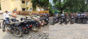 Jhansi : पटाखे की आवाज वाली 10 बुलेट का चालान