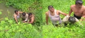 16 मामलों में वांटेड अपराधी,पुलिस से बचने के लिए तलाब में कूदा  फिर भी गिरफ्तार