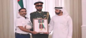 दुबई फ्लाइट के हीरो कैप्टन स्मित मच्छार का UAE में सम्मान, राष्ट्रपति ने दिया ‘फर्स्ट-क्लास ऑर्डर ऑफ जायद II ‘