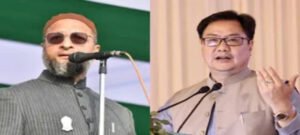 दिल्ली की रेस कोर्स मस्जिद को बेदखली नोटिस, ओवैसी ने रिजिजू से हस्तक्षेप की मांग की