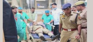 पुलिस और बदमाशों के बीच मुठभेड़, फायरिंग में हेड कांस्टेबल घायल